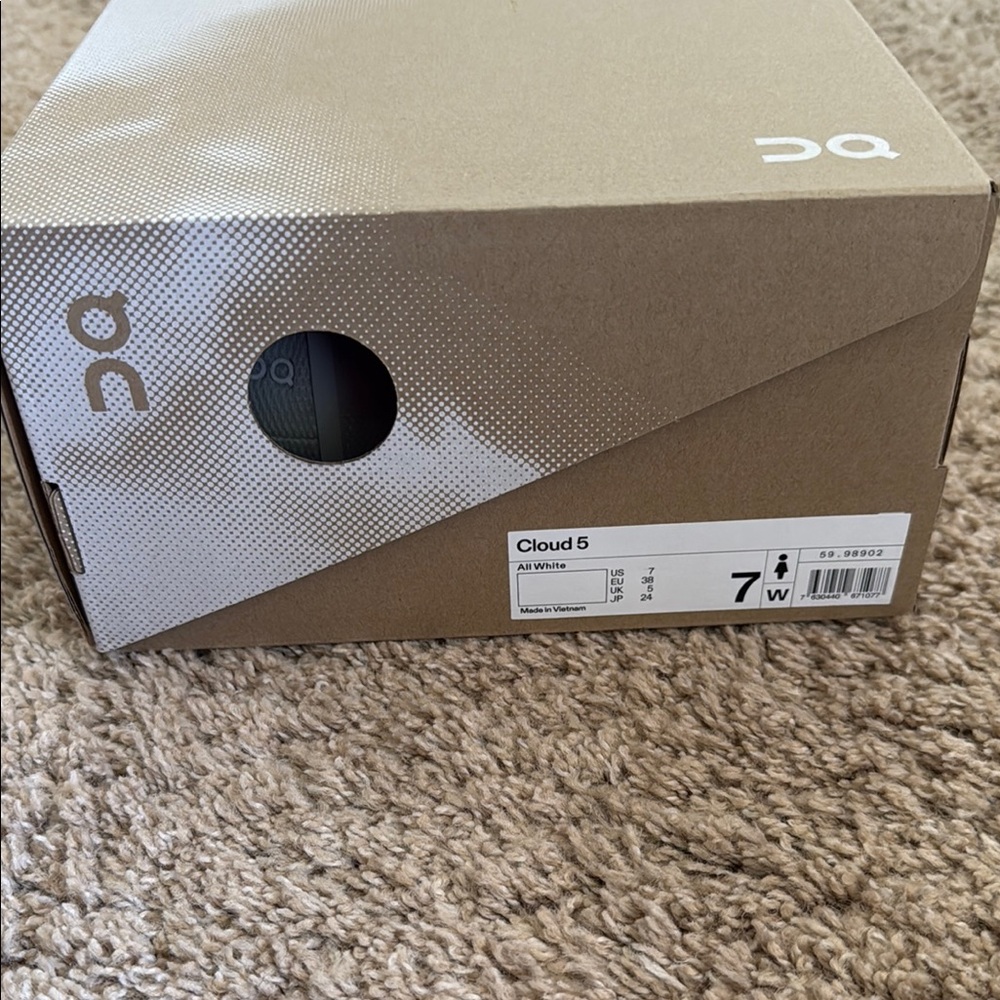 On Cloud 5 Women's Sneakers - All White